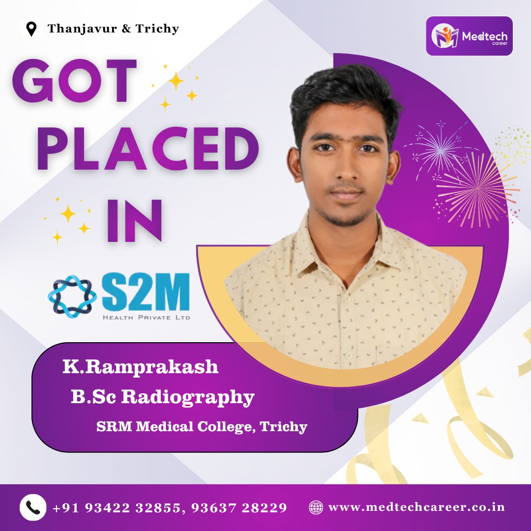 Medtech Career placement success moment